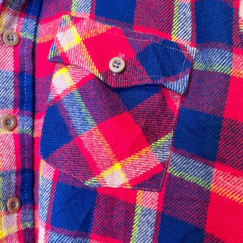 Woodland | VTG 70's Retro Plaid Lumberjack Workwear Cozy Unisex Flannel Jacket